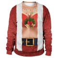 Miniatyrbillede 1 af 4: Jule Kvinder 3D Printet T-shirt Pullover Sport Fritid Gave D M
