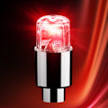 Pikkukuva 2 / 5: 8 KPL LED-pyörän rengasventtiilin neonvalolamppu polkupyörän autoon Red