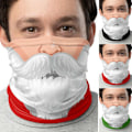 Miniatyrbillede 2 af 4: Balaclava Biker Cykling 3D Maske Bandana Snood Tørklæde red