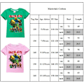 Miniatyrbild 3 av 3: Roblox Pojkar T-shirt Barn Flickor Tecknad Kortärmad Rundhalsad Toppar Barn Pojkar Grafiska T-shirts Green 160cm
