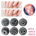 Miniatyrbild 1 av 4: DIY Nagelstempelset för Naglar, Nagelkonst-Pennset, Punktverktygssats för Flickor, Kvinnor, Presenter 6pcs
