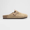 Miniatyrbillede 4 af 6: Unisex Ruskind Blød Fodseng Træsko Unisex Slip-On Fritidssko Sand Color 39