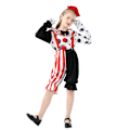 Miniatyrbild 5 av 5: Clownkostym för pojkar och flickor, Clownkonst, Halloween Clownkostymer XL