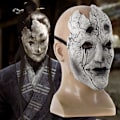 Miniatyrbillede 4 af 5: Sort Myth Wukong-maske til voksne, taoistisk Mi Cosplay Halloween-maskerade, uhyggelig maske med justerbare stropper