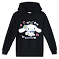 Miniatyrbillede 1 af 3: Børn Piger Cinnamoroll Print Sweatshirt Hættetrøje Hætte Pullover Langærmet Toppe Black 140cm