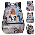 Miniatyrbillede 3 af 5: Taylor Swift Rygsæk Primær- og Sekundærskoletaske Børn Studenter Skuldertaske #3
