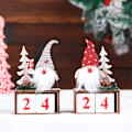 Miniatyrbillede 5 af 5: Julekalender Nedtælling Julemand Trædekoration Grey cap