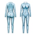 Miniatyrbillede 3 af 4: Halloween 3D-printet jumpsuit til kvinder - The Nightmare Before Christmas A M