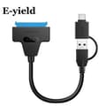 Miniatyrbillede 2 af 4: USB 3.1 til SATA-adapter, Type-C & USB 3.0 2-i-1 harddiskkabel 50 cm