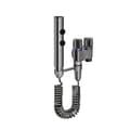 Toalettbidet-sprøyte med brakett, grå, doble sprøytemoduser, rustfritt stål, håndholdt Grey