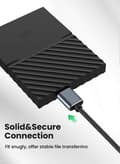 Miniatyrbillede 2 af 5: USB C til Micro B-kabel USB 3.0 Type C 5 Gbps datastikadapter til harddisk smartphone pc Type C oplader kamera diskkabel 1m