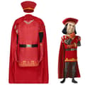 Cosplay Shrek Lord Farquaad Ridder Rustning Kostumer Halloween Karneval Kostumer-FF- M