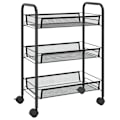 Pikkukuva 2 / 7: Rullakko 3 tasoa musta 46x26x64 cm rauta Black Svart