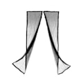 Miniatyrbild 4 av 4: Mosquito Net with Magnet for Door / Insect Curtain / Insect Net - Black Black Svart