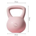 Miniatyrbild 3 av 5: Mjuk Kettlebell för Kvinnor, Squatträningsprogram, 5 kg Pot Dumbbell, Höftstyrketräning, Sandsäck Kettlebell, Fitness Tjej Rosa Girl Pink 8kg