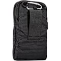 Miniatyrbild 3 av 5: Mobiltelefonbälte, Crossbody Mobiltelefonväska, Utomhusresor Nylon Axelväska, med Bältesögla Karabinkrok Svart 9*16.5*3.0CM black