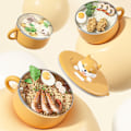 Miniatyrbillede 8 af 10: Instant Noodle Bowl Skål i rustfrit stål BLÅ Blue