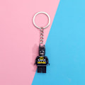 Miniatyrbillede 2 af 2: Batman Fairy 3D Nøglering Sjov Nøglering Rygsæk Vedhæng Tegneserie Nøgle Tilbehør Black