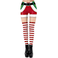 Pikkukuva 2 / 2: Damer Joulu Xmas Hirvi 3D Leggingsit Housut Sukkahousut G G XL