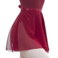 Chiffon Ballett Skjørt, Omslagsstil, Ballett (Rød)