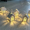 Miniatyrbillede 4 af 5: Lysstreng Bryllup Nytår Hængende Girland Julepynt Julepynt Julelys 2M10LEDS