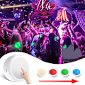 Miniatyrbilde 7 av 7: Oppladbare LED-spotter 13 RGB farger 3-pakning Vit Hvid