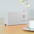 Trådlös WiFi-routerhylla för förvaring, väggmonterad ABS-organisatör - FF- Gray