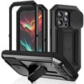 Liukuva kamera IP54 elämän vedenpitävä pidike matkapuhelinkotelo musta musta Black For iPhone 15 Pro