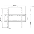 Pikkukuva 9 / 9: TV-seinäteline Basic FIXED (M)