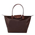 Miniatyrbillede 1 af 7: Vandtæt Nylon Dumpling Håndtaske Dame Tote Taske Stor Kapacitet Håndtaske til Rejser Foldbar Casual Skuldertaske Kaffe Kaffe Coffee Coffee M