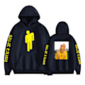 Miniatyrbild 4 av 5: Billie Eilish Unisex Sweatshirt Huvtröja Estetisk Grå A h M Gray A