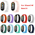 Pikkukuva 2 / 5: Säädettävä silikonihihna Mi Band 8 -älykellolle, rannekoru, ranneke, vyölenkki Midnight blue