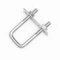 Miniatyrbilde 1 av 4: 4 stk U-bultar 66 U-bultar 80 X 50 mm, U-bult i rustfritt stål, mutter Plattor Bricka, klemnebultar mindre enn 50 mm
