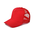 Miniatyrbilde 1 av 6: Truckerkeps Mesh Baseballcaps Snapback Justerbar Ensfarget Herre Dame Caps Red
