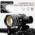 Miniatyrbilde 4 av 5: Z30 15000lm T6 LED-sykkellampe/sykkellykt/lyktsett USB oppladbar frontlykt/lommelykt vanntett zoombar sykkellampe for sykkel null none