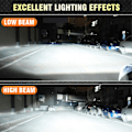 Pikkukuva 3 / 5: H11 LED-auton ajovalon polttimo Canbus Led 360 350000LM 800W 3D Autolamput