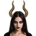 Halloween Djevelhorn Pannebånd DIY Montering Cosplay Hårtilbehør Rekvisitt, Transformerbart Festkostyme Hodeplagg for Kvinner og Menn, Justerbart A3