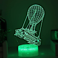 Miniatyrbillede 3 af 7: Batttlebus Spillerum Natlampe 3D Vision Effekt LED Natlampe