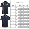 Miniatyrbilde 3 av 3: Red Bull Racing F1 Herre 2023 Max Verstappen Team Poloskjorte B B XL