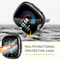 Miniatyrbilde 4 av 8: 4-pakning etui for Fitbit Versa 4/Sense 2 skjermbeskytter, HD støtsikkert mykt TPU-etui med fullstendig beskyttelse for Fitbit Versa Clear+Clear+Clear+Clear