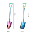 Miniatyrbillede 2 af 10: 5 stk. Kaffeske Spade Teske GULDSPIDS - spot salg Guld Gold Pointed-Pointed
