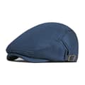 1 stk. afslappet hat til mænd, baretkasketter til flad kasket, åndbar mesh C Dark blue