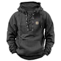 Miniatyrbilde 1 av 7: Herremote Casual Stropp Topp Lomme Ensfarget Hette Langermet Topp Grå Grey 2XL