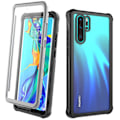 Pikkukuva 1 / 7: Huawei P30 Pro -kuori näytönsuojalla Musta/Harmaa