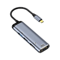 Pikkukuva 1 / 5: USB-C Typ-C Hub USB3.1 VGA - HDMI-yhteensopiva PD100W Typ C Telakoti Y2