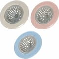 Silikonpropp för diskho, kök, badrum, avloppshål, hårfångare, tillbehör (3-pack)