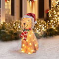 Miniatyrbilde 1 av 2: 2023 Jul LED-hagelamper, 2D-akryl med lysperler Juletre dekorasjon Hengende pynt Ferie Hjemmeinnredning Smal Juledekorasjon 1