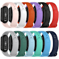 Miniatyrbilde 4 av 5: Justerbar silikonrem for Mi Band 8 Smartwatch Armbånd Armbånd Beltehempe Red
