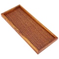 Miniatyrbilde 5 av 8: Rektangulært trebrett serveringsbrett tallerken snacks mat