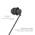Miniatyrbild 2 av 5: 3,5 mm In-Ear Enkelsidig Hörlur Mono Kanal Funktionell Öronpropp Stereo Headset